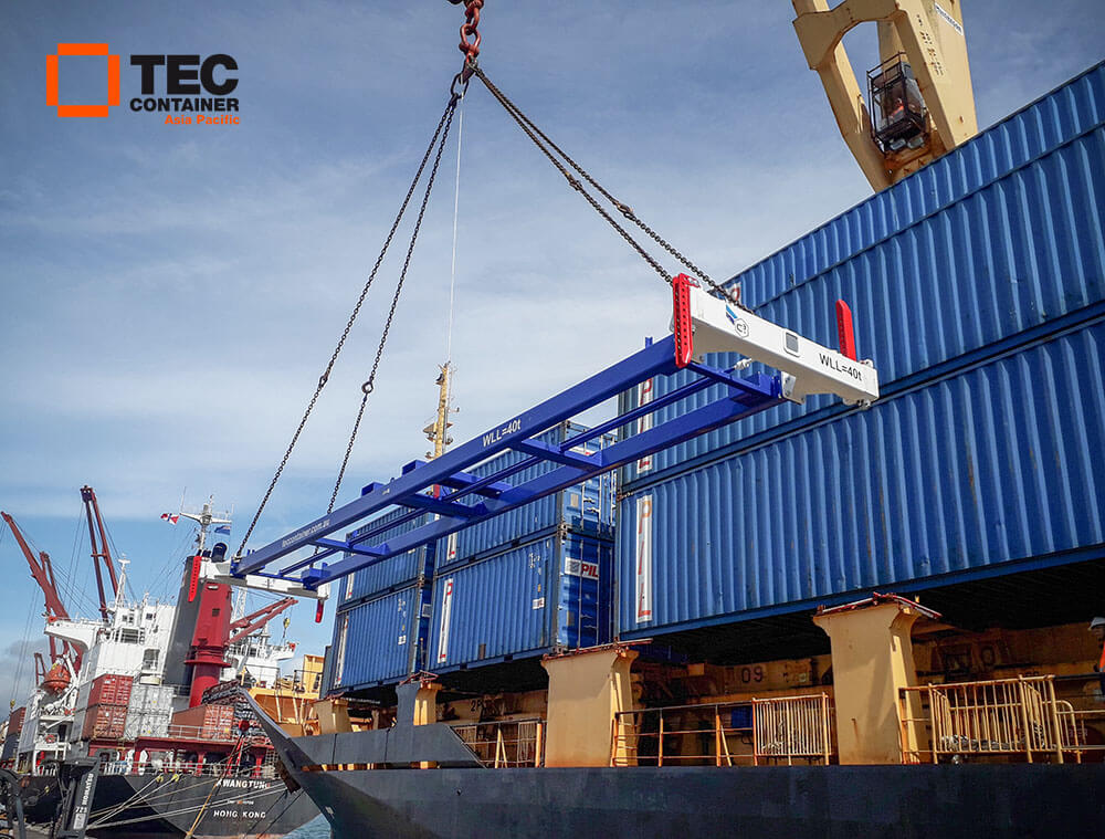 NZ Stevedore Improves Productivity with Tec Container Spreaders
